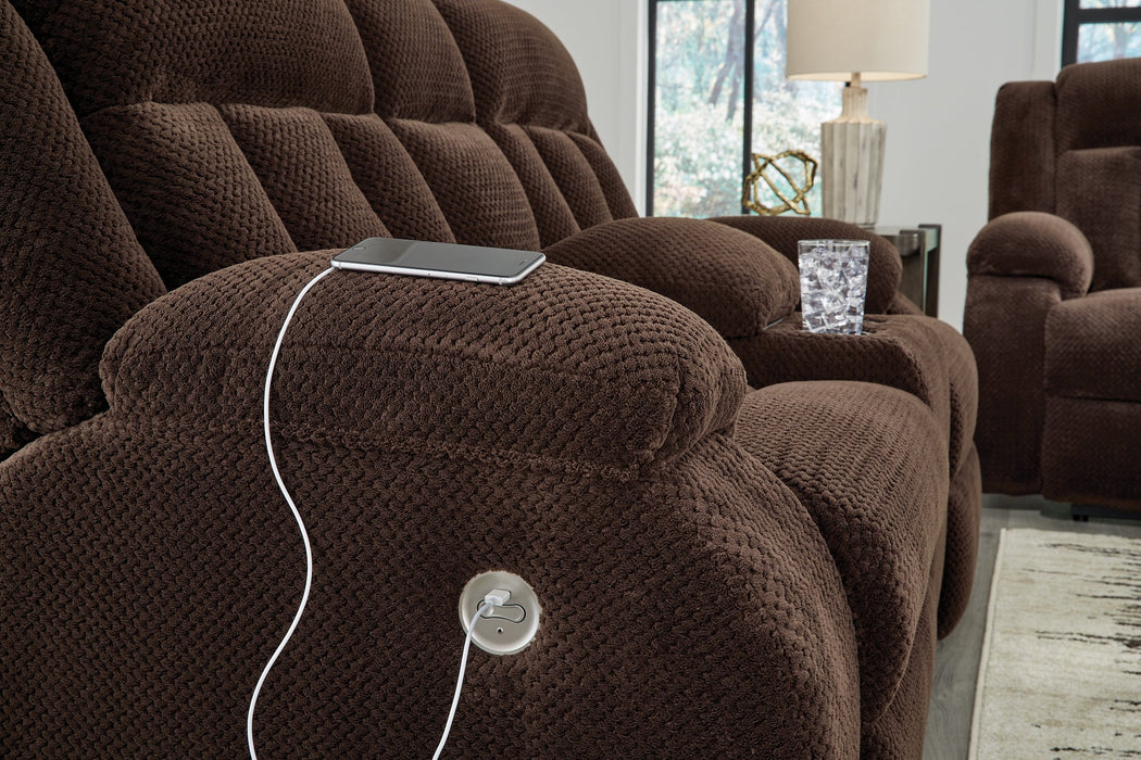 Observation Power Reclining Loveseat with Console - House n2 Home Furniture (Manchester,GA)