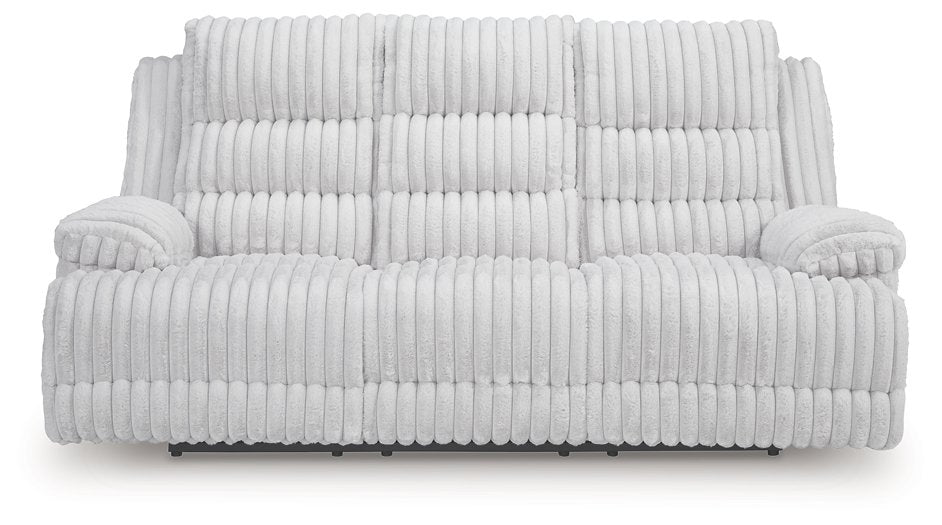 Rhines Falls Power Reclining Sofa with Drop Down Table - House n2 Home Furniture (Manchester,GA)