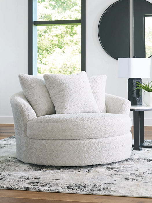 Cuddle Plush Oversized Swivel Accent Chair - House n2 Home Furniture (Manchester,GA)