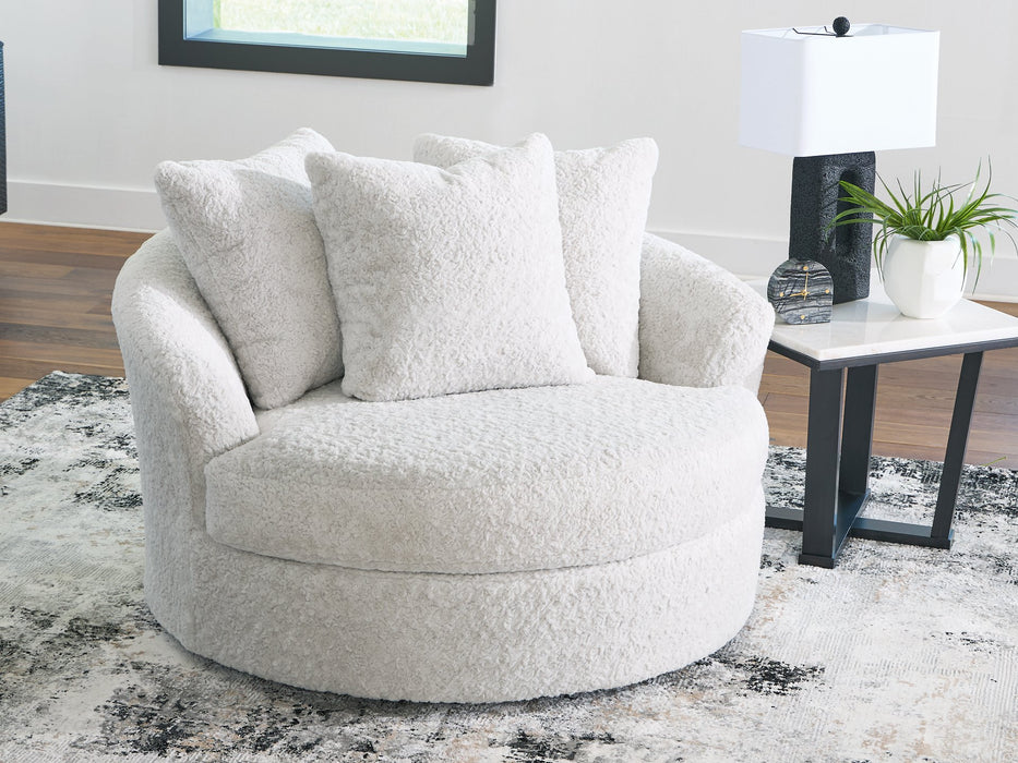Cuddle Plush Oversized Swivel Accent Chair - House n2 Home Furniture (Manchester,GA)