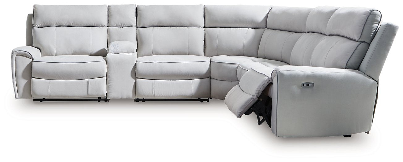 Social Pointe Reclining Sectional with Storage Console - House n2 Home Furniture (Manchester,GA)