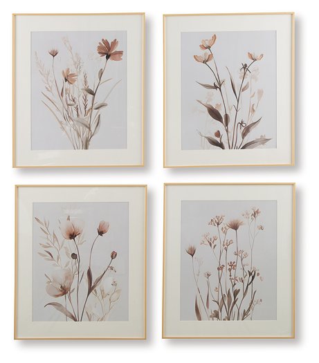 Chettings Wall Art (Set of 4) - House n2 Home Furniture (Manchester,GA)