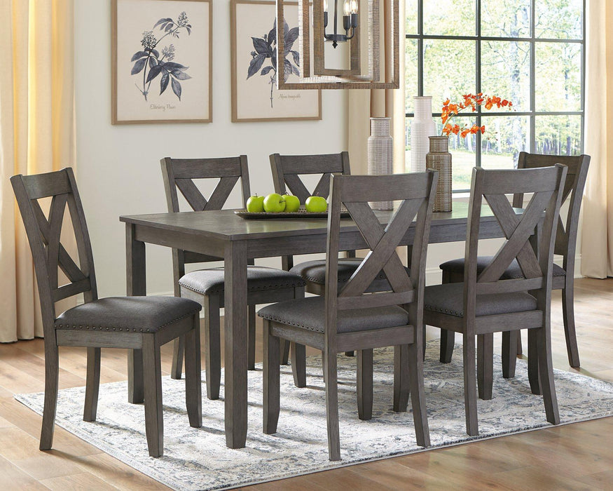Caitbrook Dining Table and Chairs (Set of 7) - House n2 Home Furniture (Manchester,GA)