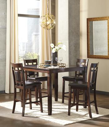 Bennox Counter Height Dining Table and Bar Stools (Set of 5) - House n2 Home Furniture (Manchester,GA)