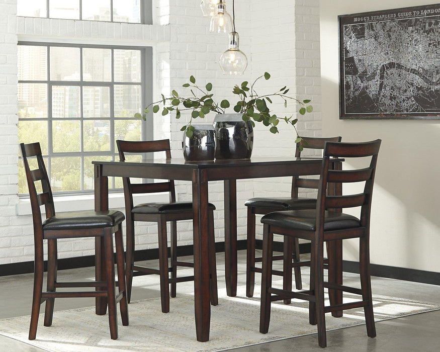 Coviar Counter Height Dining Table and Bar Stools (Set of 5) - House n2 Home Furniture (Manchester,GA)