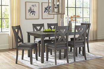 Caitbrook Dining Table and Chairs (Set of 7) - House n2 Home Furniture (Manchester,GA)