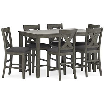 Caitbrook Counter Height Dining Table and Bar Stools (Set of 7) - House n2 Home Furniture (Manchester,GA)