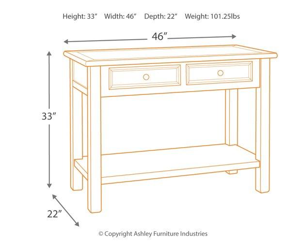 Bolanburg Sofa/Console Table - House n2 Home Furniture (Manchester,GA)