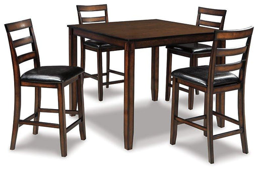 Coviar Counter Height Dining Table and Bar Stools (Set of 5) - House n2 Home Furniture (Manchester,GA)