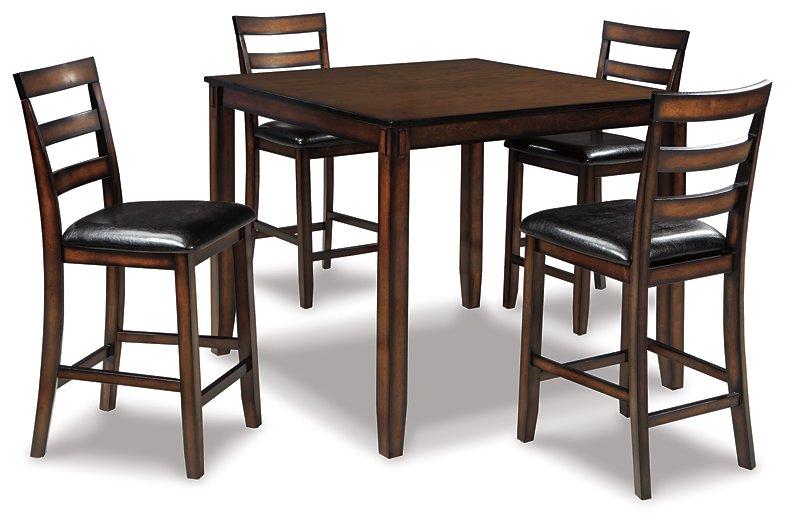 Coviar Counter Height Dining Table and Bar Stools (Set of 5) - House n2 Home Furniture (Manchester,GA)