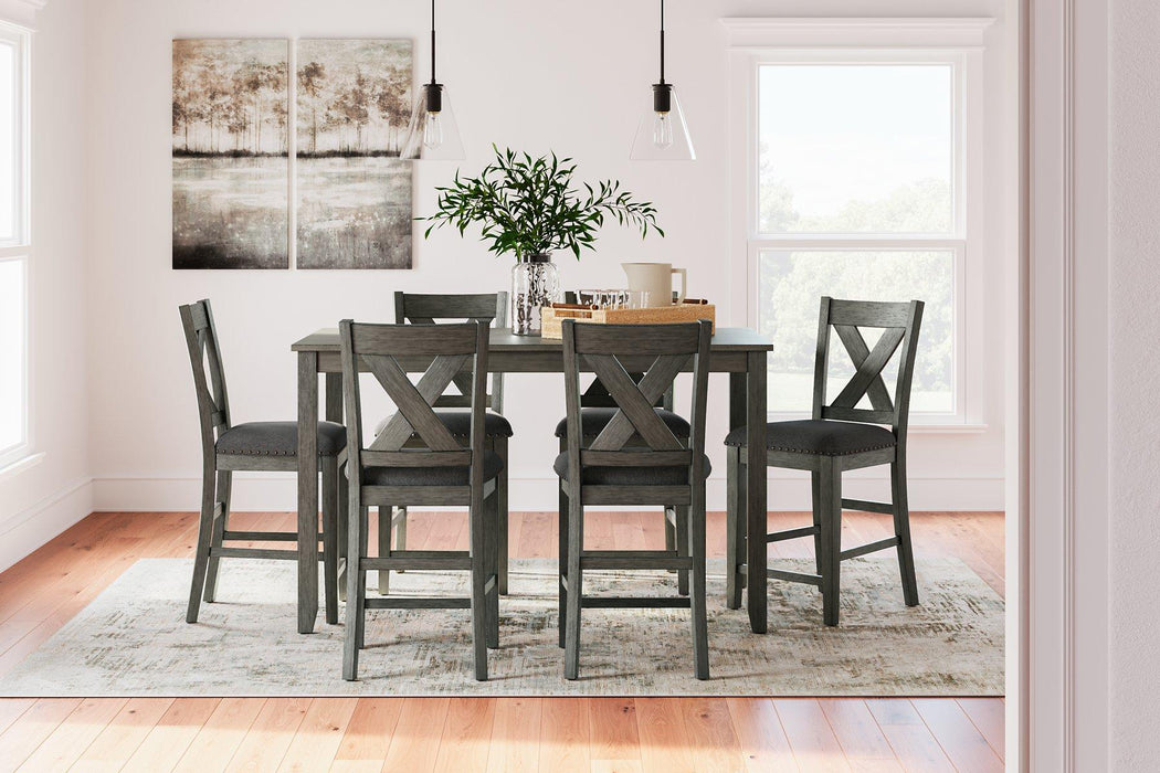 Caitbrook Counter Height Dining Table and Bar Stools (Set of 7) - House n2 Home Furniture (Manchester,GA)