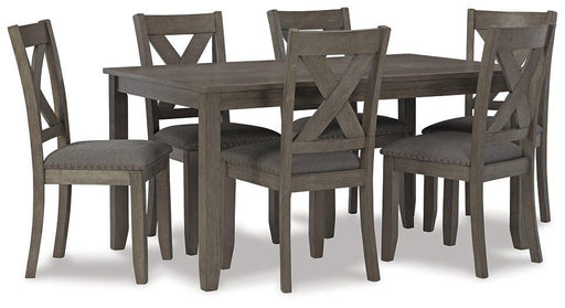 Caitbrook Dining Table and Chairs (Set of 7) - House n2 Home Furniture (Manchester,GA)