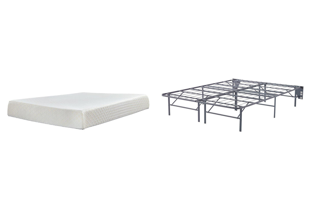 10 Inch Chime Memory Foam Mattress Set - House n2 Home Furniture (Manchester,GA)