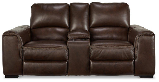 Alessandro Power Reclining Loveseat with Console - House n2 Home Furniture (Manchester,GA)