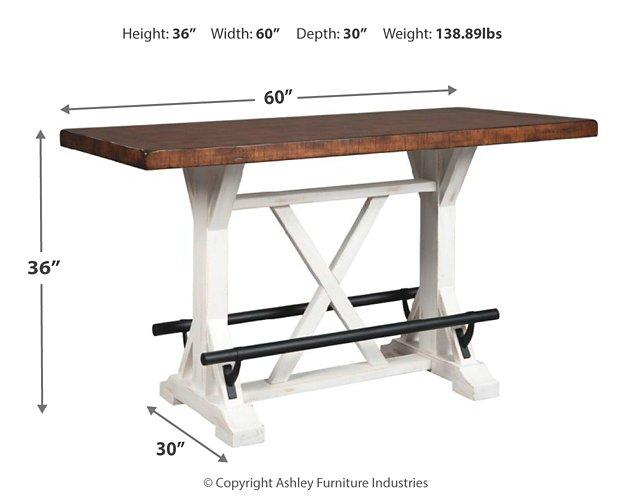 Valebeck Counter Height Dining Table - House n2 Home Furniture (Manchester,GA)