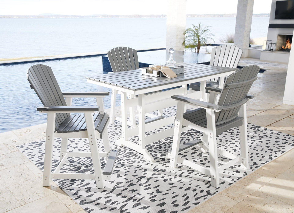 Transville Outdoor Dining Set - House n2 Home Furniture (Manchester,GA)