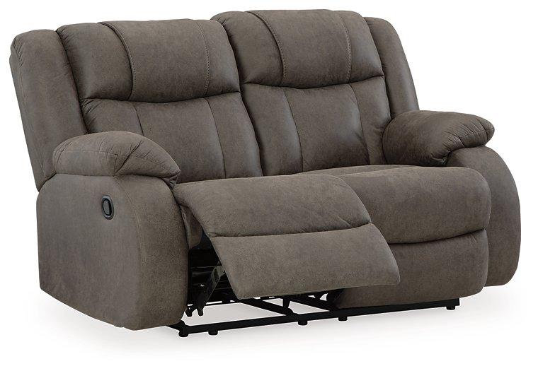 First Base Reclining Loveseat - House n2 Home Furniture (Manchester,GA)