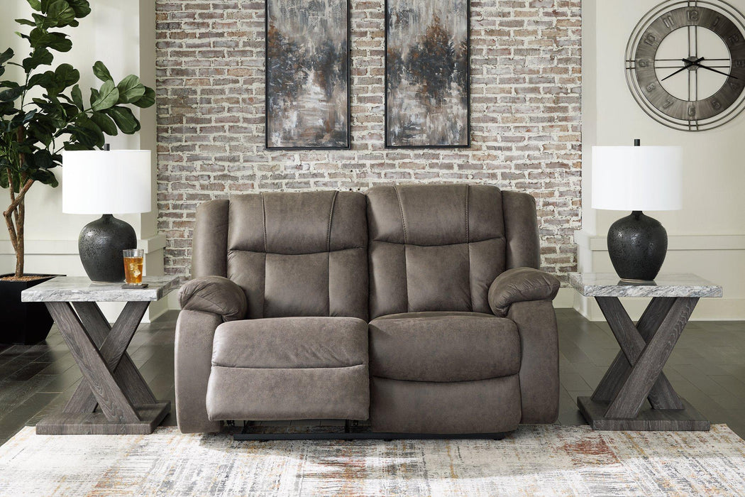 First Base Reclining Loveseat - House n2 Home Furniture (Manchester,GA)