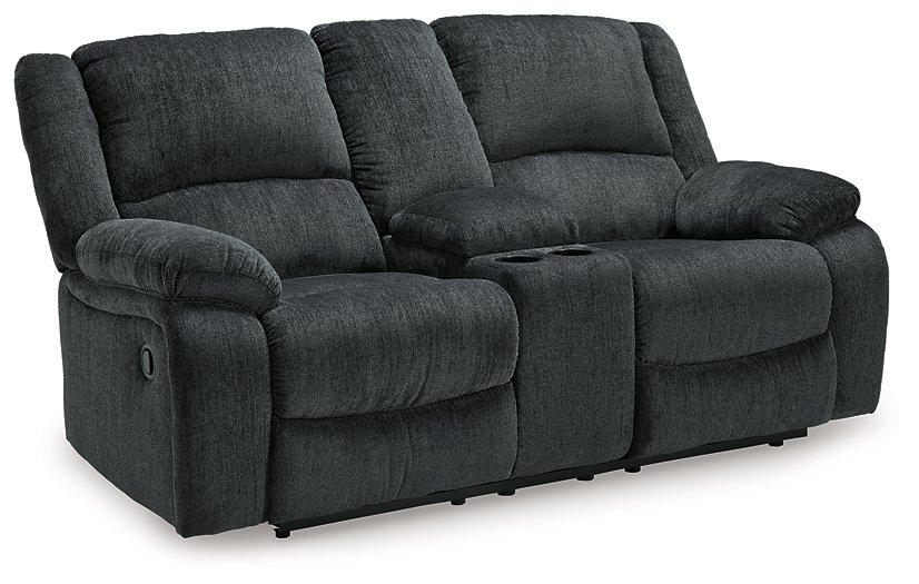 Draycoll Reclining Loveseat with Console - House n2 Home Furniture (Manchester,GA)