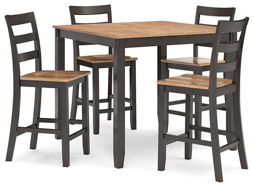 Gesthaven Counter Height Dining Table and 4 Barstools (Set of 5) - House n2 Home Furniture (Manchester,GA)