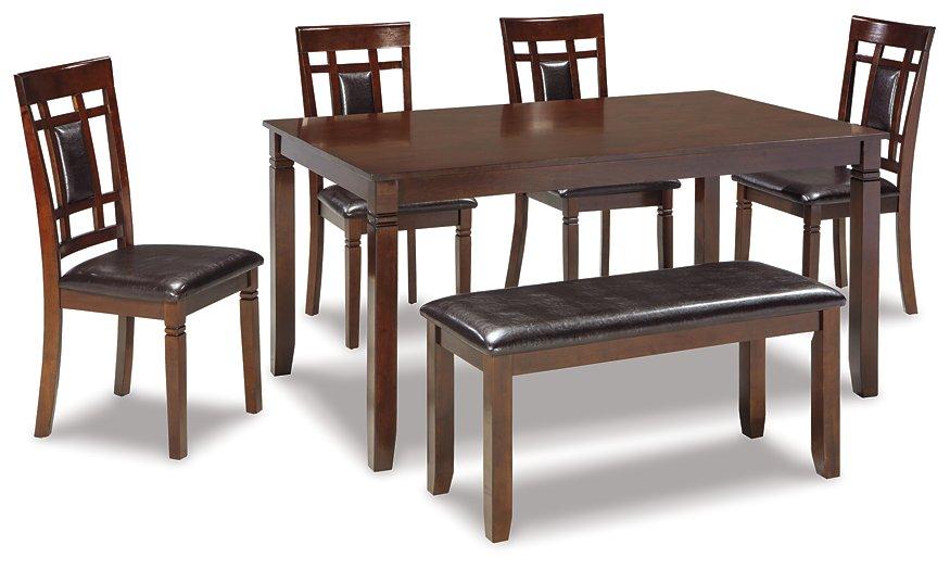 Bennox Dining Table and Chairs with Bench (Set of 6) - House n2 Home Furniture (Manchester,GA)
