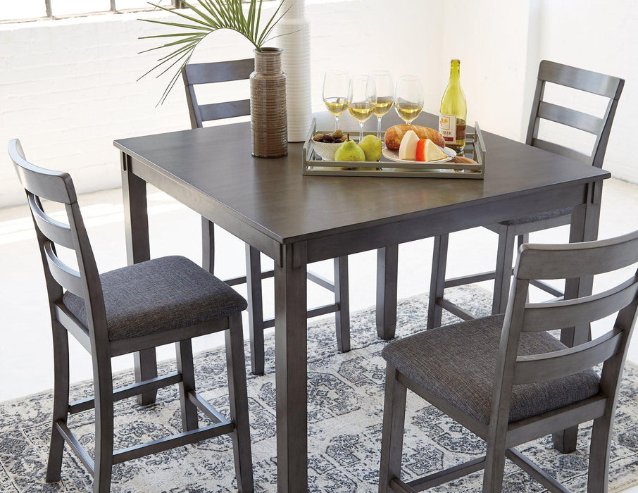 Bridson Counter Height Dining Table and Bar Stools (Set of 5) - House n2 Home Furniture (Manchester,GA)