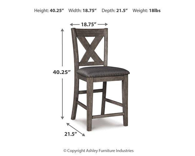 Caitbrook Counter Height Upholstered Bar Stool - House n2 Home Furniture (Manchester,GA)