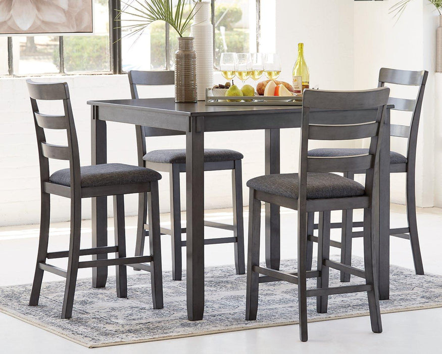Bridson Counter Height Dining Table and Bar Stools (Set of 5) - House n2 Home Furniture (Manchester,GA)