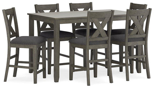 Caitbrook Counter Height Dining Table and Bar Stools (Set of 7) - House n2 Home Furniture (Manchester,GA)