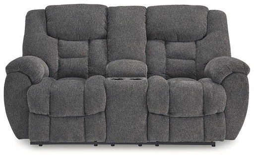 Foreside Reclining Loveseat with Console - House n2 Home Furniture (Manchester,GA)
