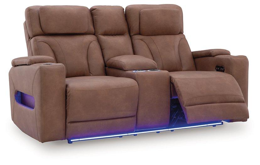 Clean-Slate Power Reclining Loveseat with Console - House n2 Home Furniture (Manchester,GA)