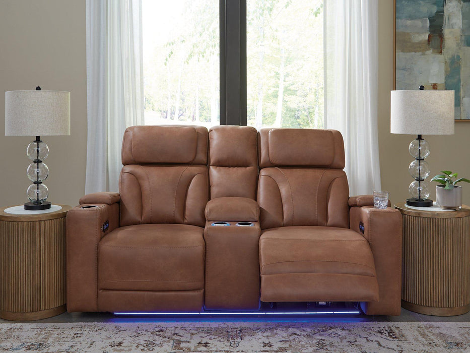 Clean-Slate Power Reclining Loveseat with Console - House n2 Home Furniture (Manchester,GA)