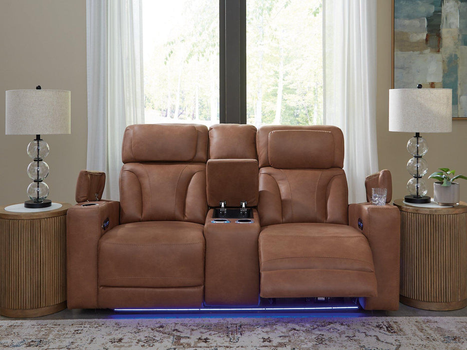 Clean-Slate Power Reclining Loveseat with Console - House n2 Home Furniture (Manchester,GA)