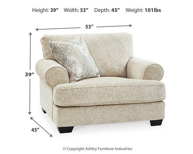 Monaghan Oversized Chair and Ottoman - House n2 Home Furniture (Manchester,GA)
