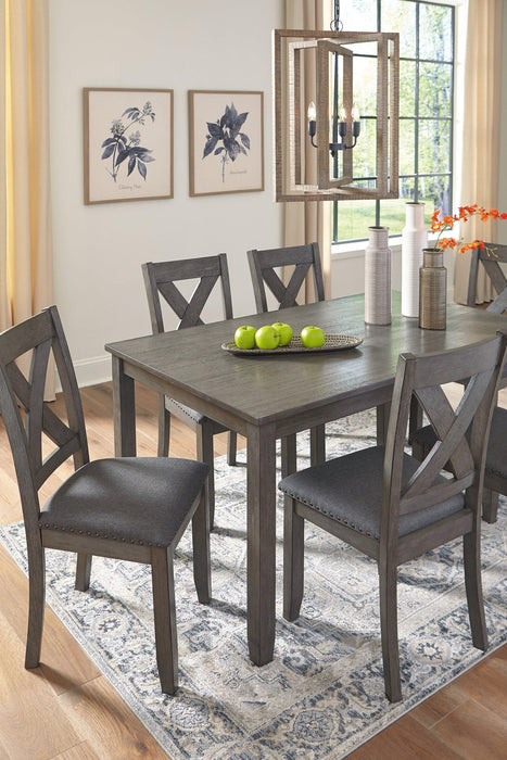 Caitbrook Dining Table and Chairs (Set of 7) - House n2 Home Furniture (Manchester,GA)