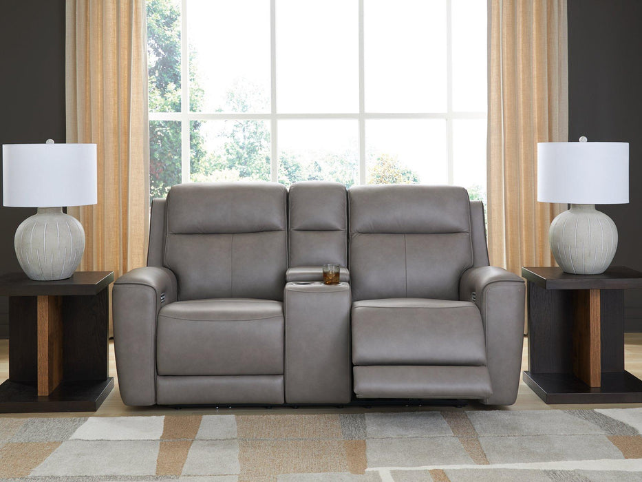 5Z-Comfort Power Reclining Loveseat with Console - House n2 Home Furniture (Manchester,GA)