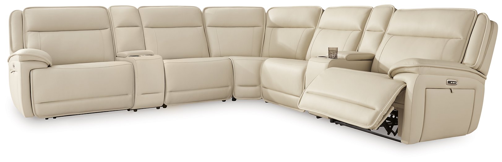 Double Deal Reclining Sectional with 2 Consoles - House n2 Home Furniture (Manchester,GA)