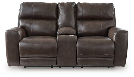 Crossplex Power Reclining Loveseat with Console - House n2 Home Furniture (Manchester,GA)