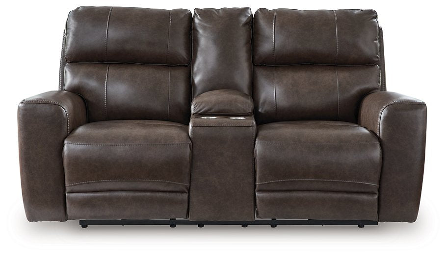 Crossplex Power Reclining Loveseat with Console - House n2 Home Furniture (Manchester,GA)