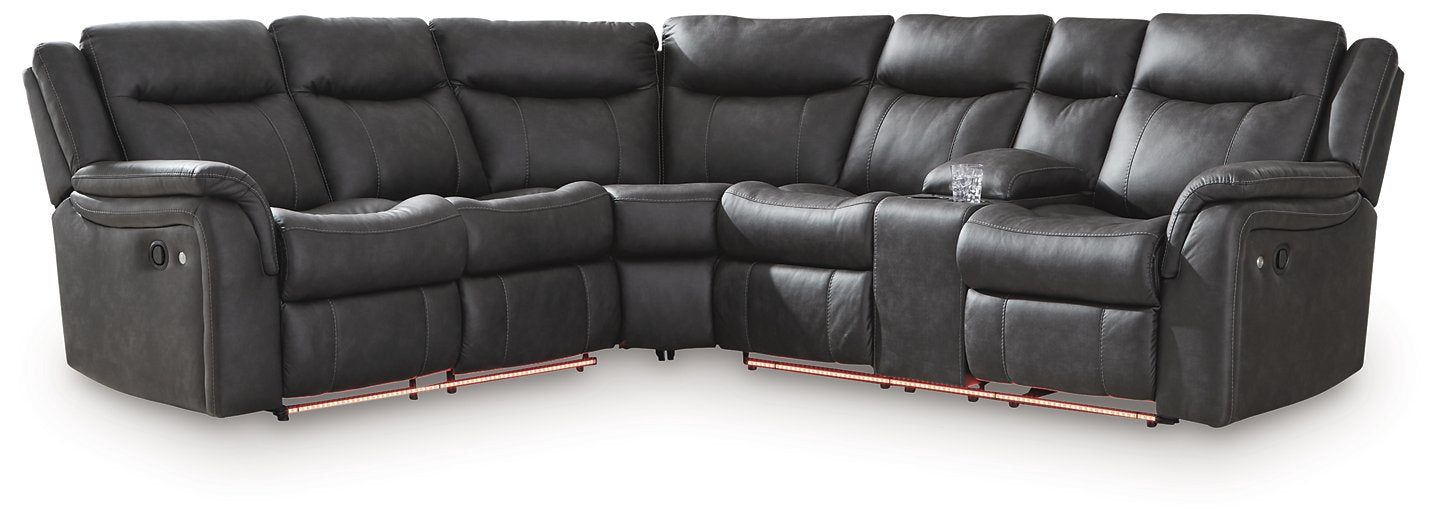 Sultan Meadow Reclining Sectional - House n2 Home Furniture (Manchester,GA)