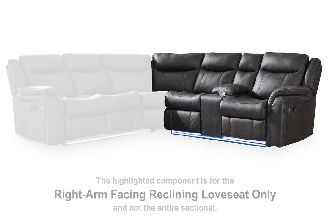 Sultan Meadow Reclining Sectional - House n2 Home Furniture (Manchester,GA)