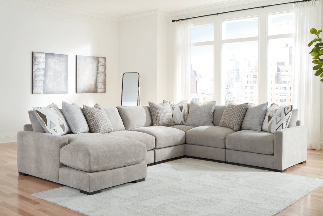 Aslan Court Sectional with Chaise - House n2 Home Furniture (Manchester,GA)