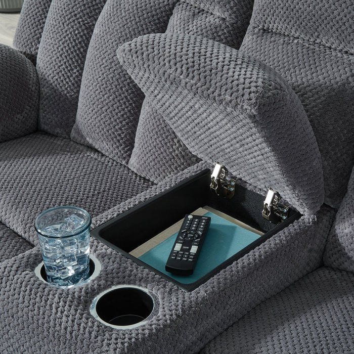 Observation Power Reclining Loveseat with Console - House n2 Home Furniture (Manchester,GA)