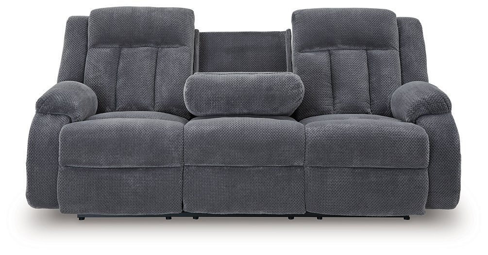 Observation Power Reclining Sofa with Drop Down Table - House n2 Home Furniture (Manchester,GA)