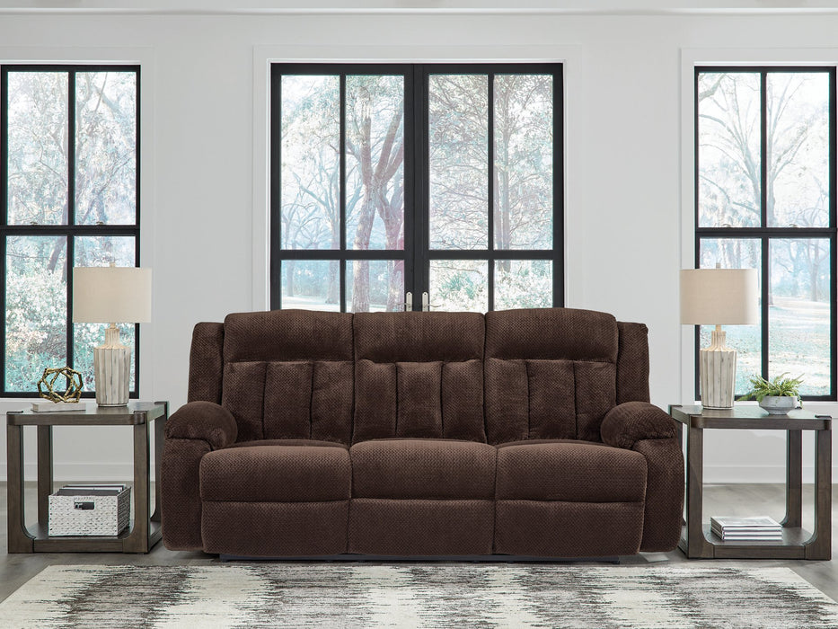 Observation Power Reclining Sofa with Drop Down Table - House n2 Home Furniture (Manchester,GA)