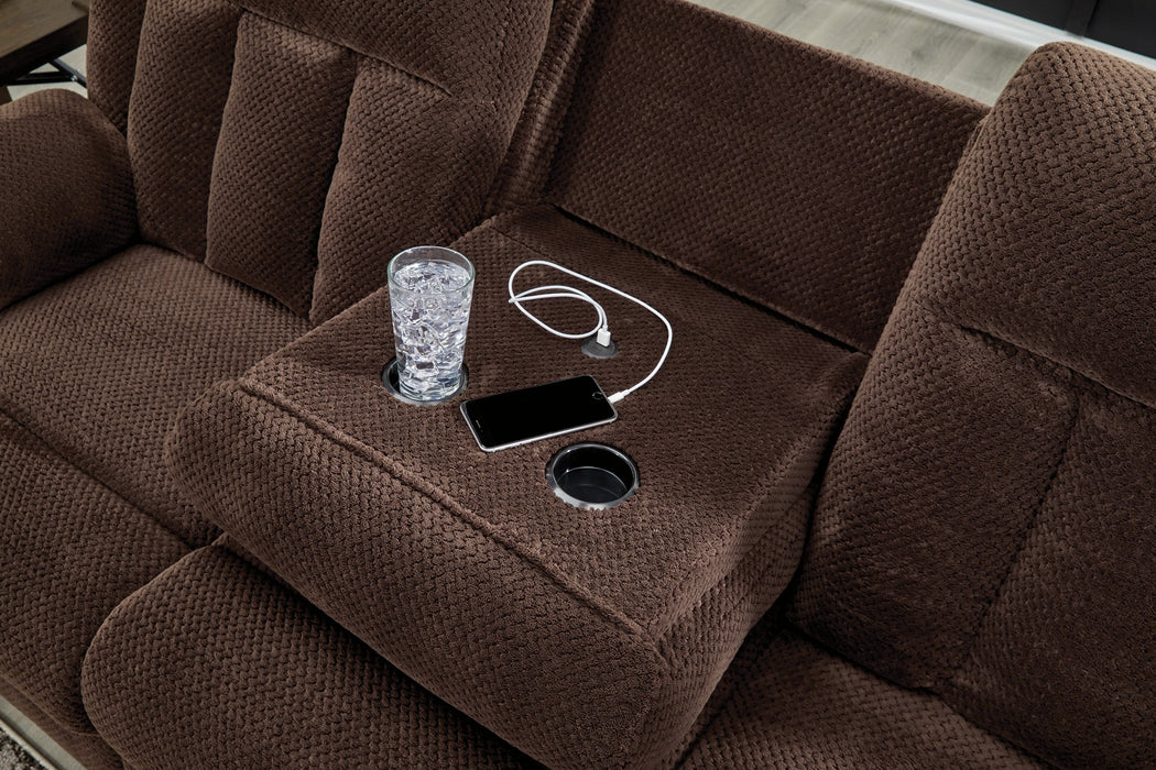 Observation Power Reclining Sofa with Drop Down Table - House n2 Home Furniture (Manchester,GA)