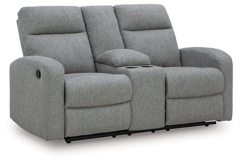 Gauntlet Reclining Loveseat with Console - House n2 Home Furniture (Manchester,GA)
