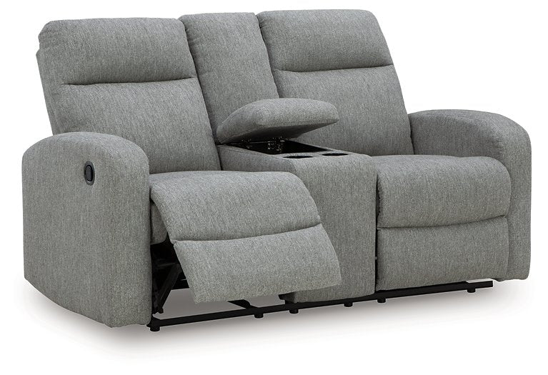 Gauntlet Reclining Loveseat with Console - House n2 Home Furniture (Manchester,GA)