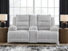 Rhines Falls Power Reclining Loveseat with Console - House n2 Home Furniture (Manchester,GA)