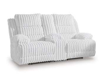 Rhines Falls Power Reclining Loveseat with Console - House n2 Home Furniture (Manchester,GA)